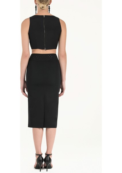 Siyah Dar Kesim Kalem Etek 80337 fırsatları