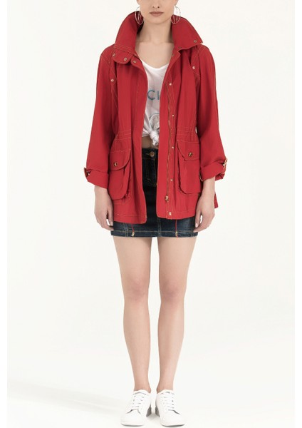 Çivit Dar Kesim Kot Etek 80314