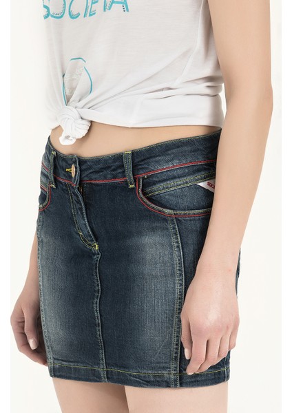 Çivit Dar Kesim Kot Etek 80314 modelleri