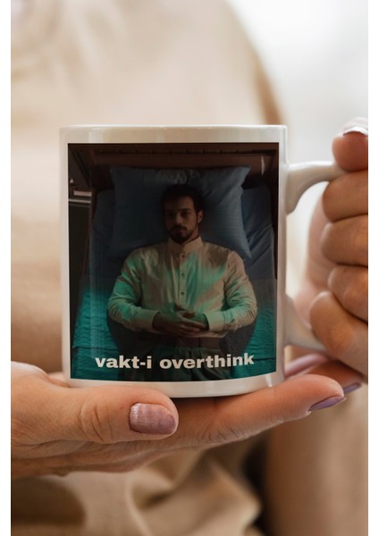 Overthink Baskılı Kupa Bardak