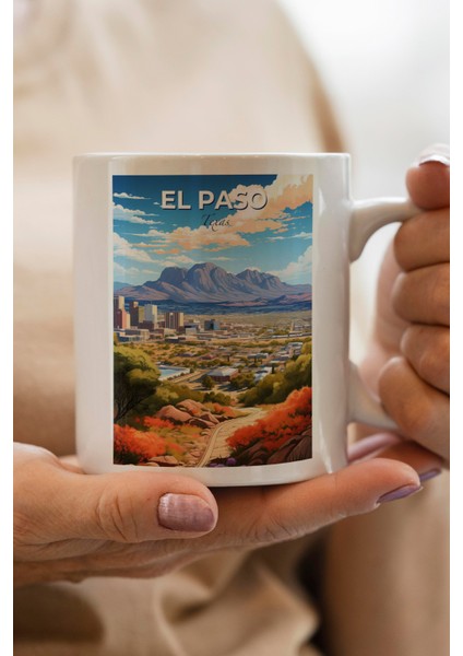 El Paso Baskılı Kupa Bardak