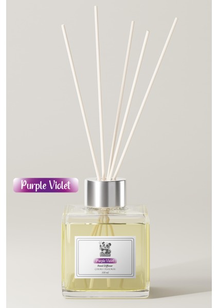 Rosıe Purple Violet Reed Diffuser Çubuklu Oda Kokusu 100 ml