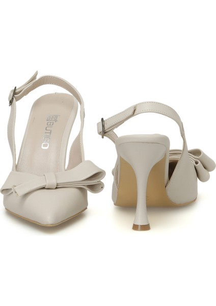 Jessıe 4fx Bej Kadın Topuklu Ayakkabı