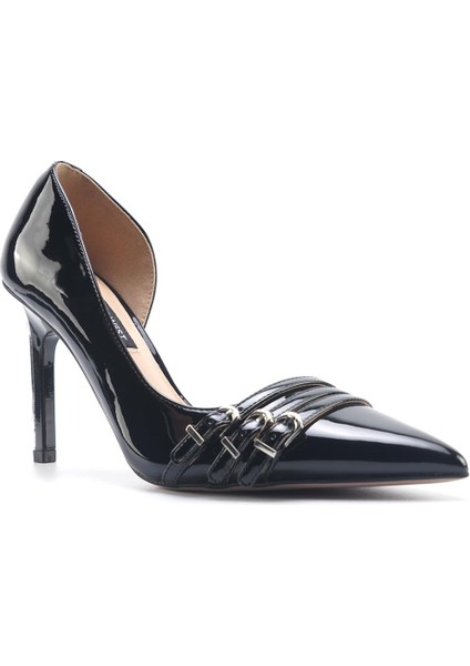 Desırae 5fx Siyah Kadın Topuklu Ayakkabı