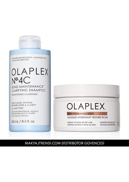 Deep Cleanse & Moisture Duo - Derinlemesine Temizleyen Bağ Güçlendirici Şampuan & Yoğun Nemlendirici Maske Seti