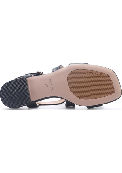 ETRINA 5FX Siyah Kadın Düz Sandalet