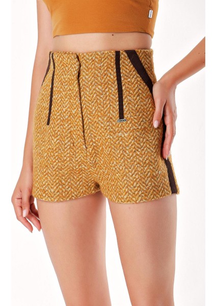Hardal Mini Yün Şort 40736