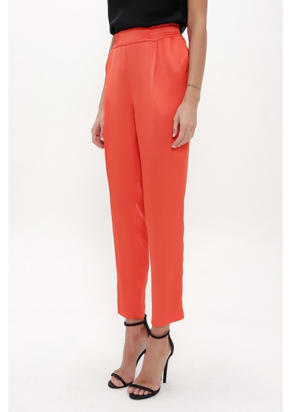 Kırmızı Lastikli Bol Kesim Pantolon 41341 modelleri