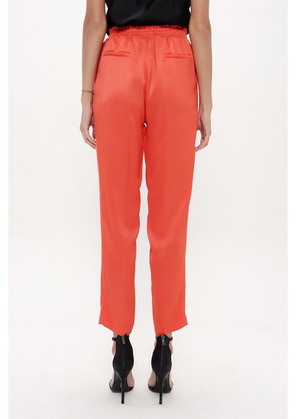 Kırmızı Lastikli Bol Kesim Pantolon 41341 fırsatları