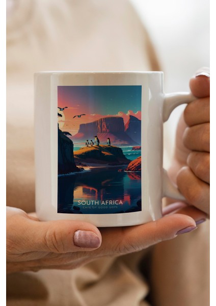 South Africa Baskılı Premium Kupa Bardak