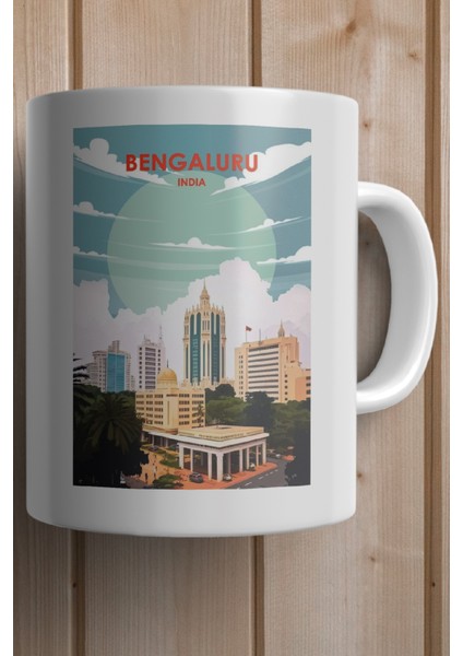 Hindistan- India- Bangalore Baskılı Premium Kupa Bardak fiyatları