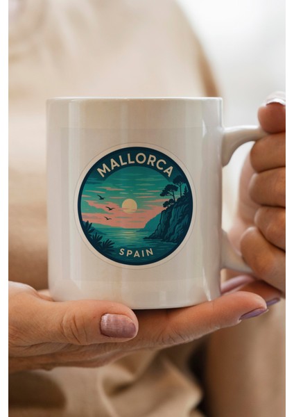 Ispanya Baskılı Kupa Bardak