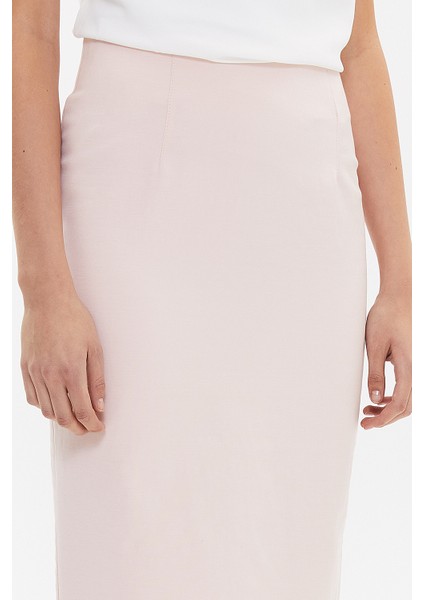 Pembe Diz Altı Düz Dar Etek 81119 fırsatları