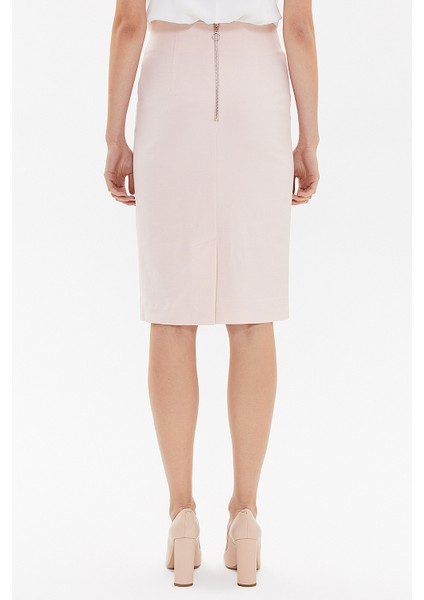 Pembe Diz Altı Düz Dar Etek 81119 indirimleri