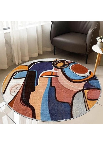, Makinede Yıkanabilir, Kaymaz Taban, Dijital Baskı, Çok Renkli, Salon Halısı, Oturma Odası Halısı, Mutfak Halısı ve Yolluk