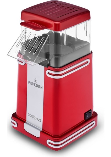 Kırmızı Retro Popcorn Makinesi, Lezzetli Atıştırmalıklar Için Şık Tasarım fırsatları