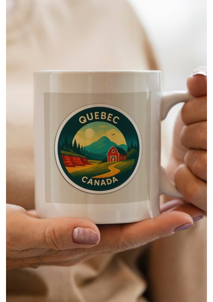 Kanada Baskılı Kupa Bardak