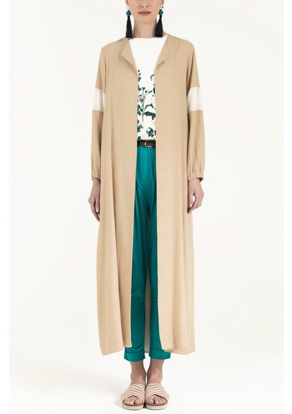 Su Yeşili Bol Kesim Pamuk Pantolon 40687