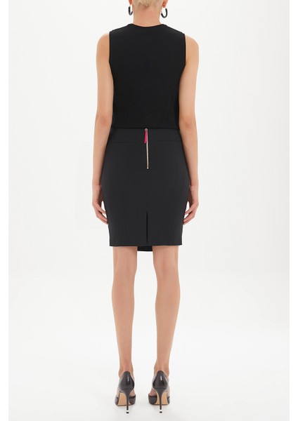 Siyah Dar Kesim Etek 80433