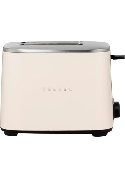 Bej Renkli 2 Dilim Ekmek Kızartma Makinesi, Pratik ve Şık Tasarım