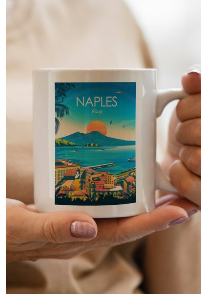 Naples- Italy Baskılı Premium Kupa Bardak
