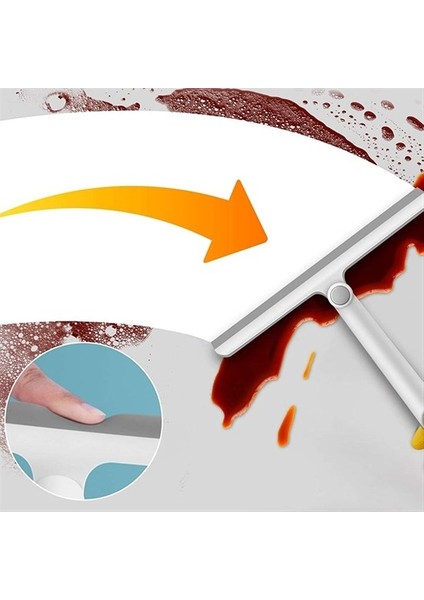 360 Derece Döner Başlıklı Cam Sil Çok Amaçlı Pratik Cam Ayna Fayans Silme Aparatı (5263) fırsatları