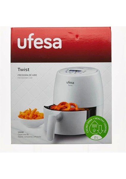 2 L Airfryer, 6 Program, 1200 W, Zaman Ayarlı, 80-200°C, Çok Renkli