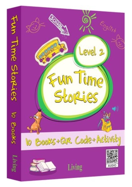 Living Level 2 Fun Times Stories 10'lu Hikaye Seti