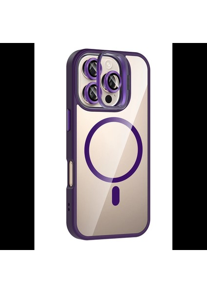 Apple iPhone 16 Pro Max Remim Lensli Magsafe Standlı Kapak fiyatları