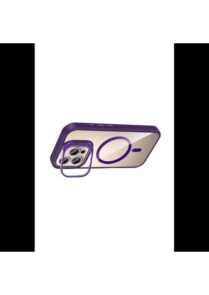 Apple iPhone 16 Pro Max Remim Lensli Magsafe Standlı Kapak fırsatları