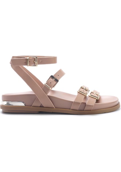 HERANES 5FX NUDE. Kadın Düz Sandalet