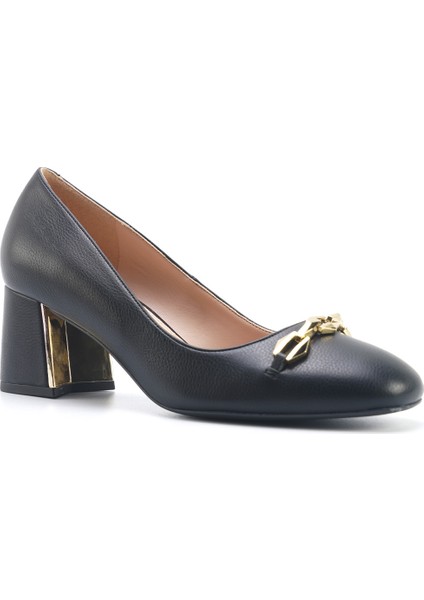 Ento 5fx Siyah Kadın Topuklu Ayakkabı