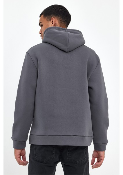 Erkek Kapşonlu Rahat Kalıp Içi Polarlı 3 Iplik Sweatshırt SPR24SW55 fiyatları