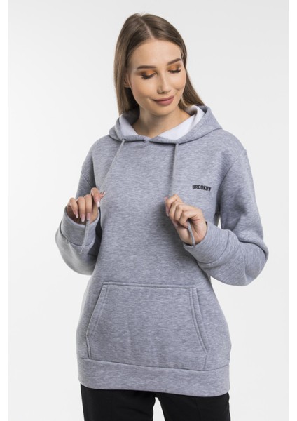 Süperlife Kadın Kapşonlu Regular Fit Baskılı Ince Sweatshirt SPR21K61 fiyatları