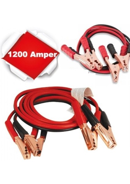 Akü Takviye Kablosu 1200 Amper (Taşıma Çantalı) (5263) fiyatları