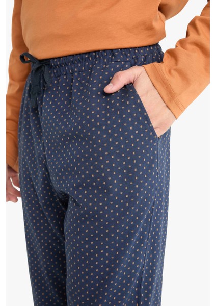 Pijama Takımı Regular Fit Uzun Kollu Üst Uzun Alt G2645AX25WN fırsatları