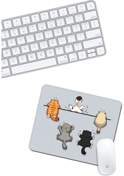 Yaramaz Kediler Mouse Pad 18X22 cm