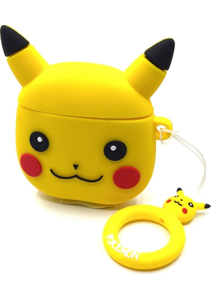 Airpods 4. Nesil (2024) Uyumlu Silikon Sevimli Cartoon Figürlü Kılıf