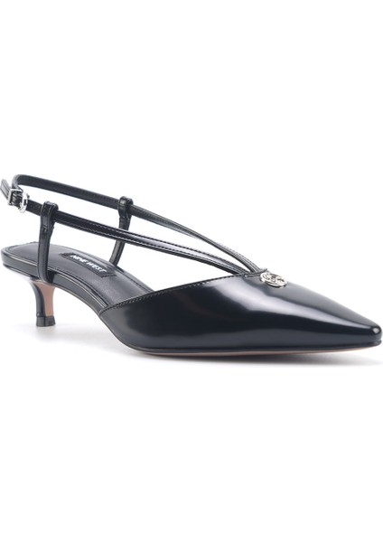 Orva 5fx Siyah Kadın Topuklu Ayakkabı