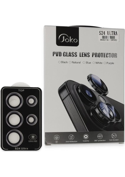 Wizard Joko Samsung Galaxy S24 Ultra Pvd Metal Kamera Lens - Derin Mor