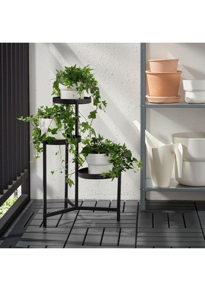 Çiçeklik, Siyah, 58 cm fırsatları