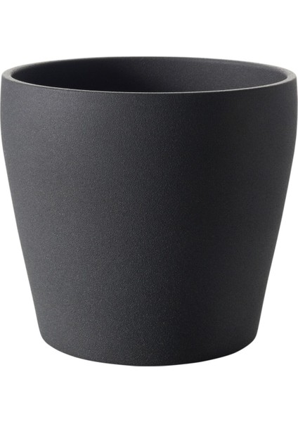 Toprak Saksı, Koyu Gri, 24 cm