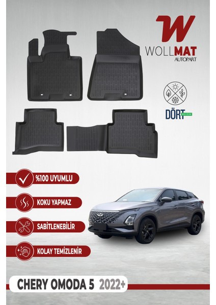 Chery Omoda 5 Paspas 2022+ 3D Havuzlu Paspas Seti