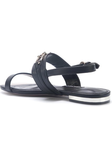Maıs 5fx Siyah Kadın Düz Sandalet