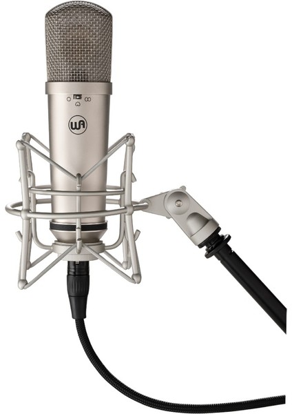 WA-87JR: Gümüş | Geniş Diyafram Transformatörsüz Fet Kondenser Mikrofon fırsatları