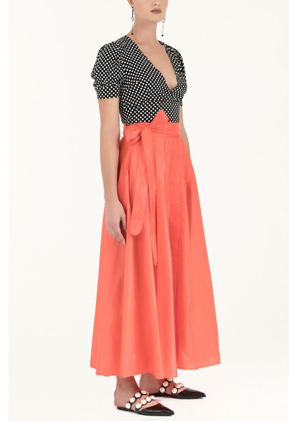 Mercan Kemerli Godeli Uzun Etek 80948