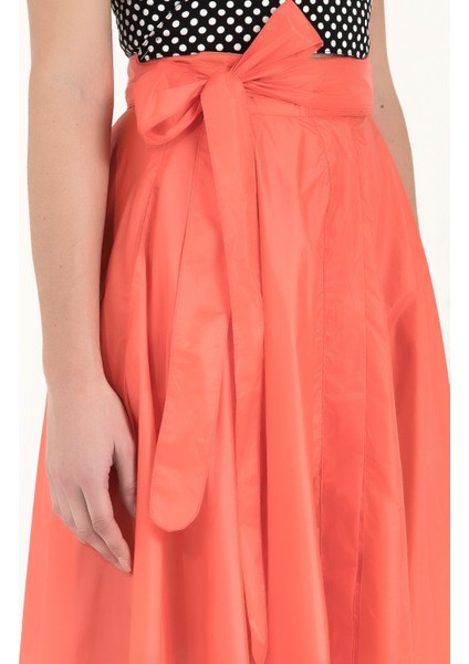 Mercan Kemerli Godeli Uzun Etek 80948