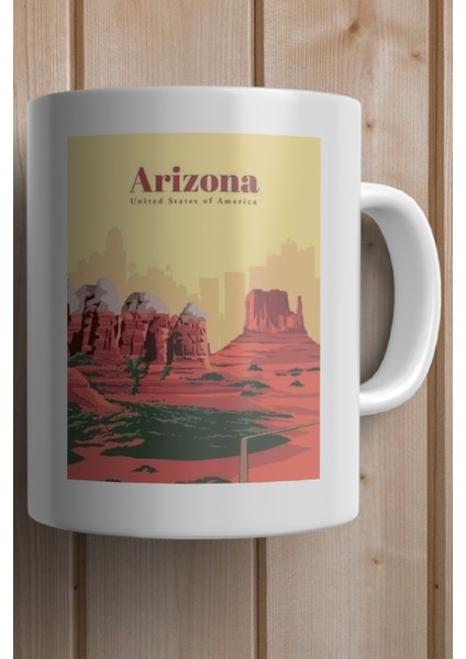 Arizona Baskılı Kupa Bardak fiyatları