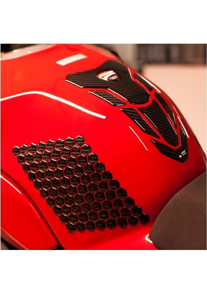 Universal Kaydırmaz 6D Karbon Bal Peteğ Yan Tank Pad 288 (1,5*1,5cm )Adet indirimleri