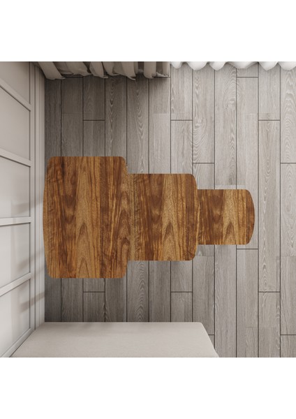 Arvia Amalfi Ceviz Modern 3'lü Zigon Sehpa Takımı fırsatları